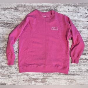 Hollister California‎ Pink oversized Sweatshirt Women’s Size small